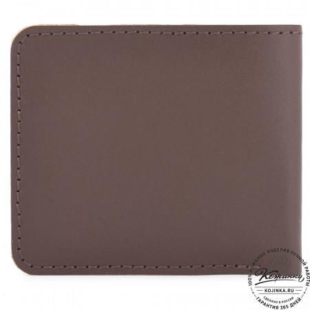 Кожаный бумажник "Рокки" "Лисенок" (коричневый)