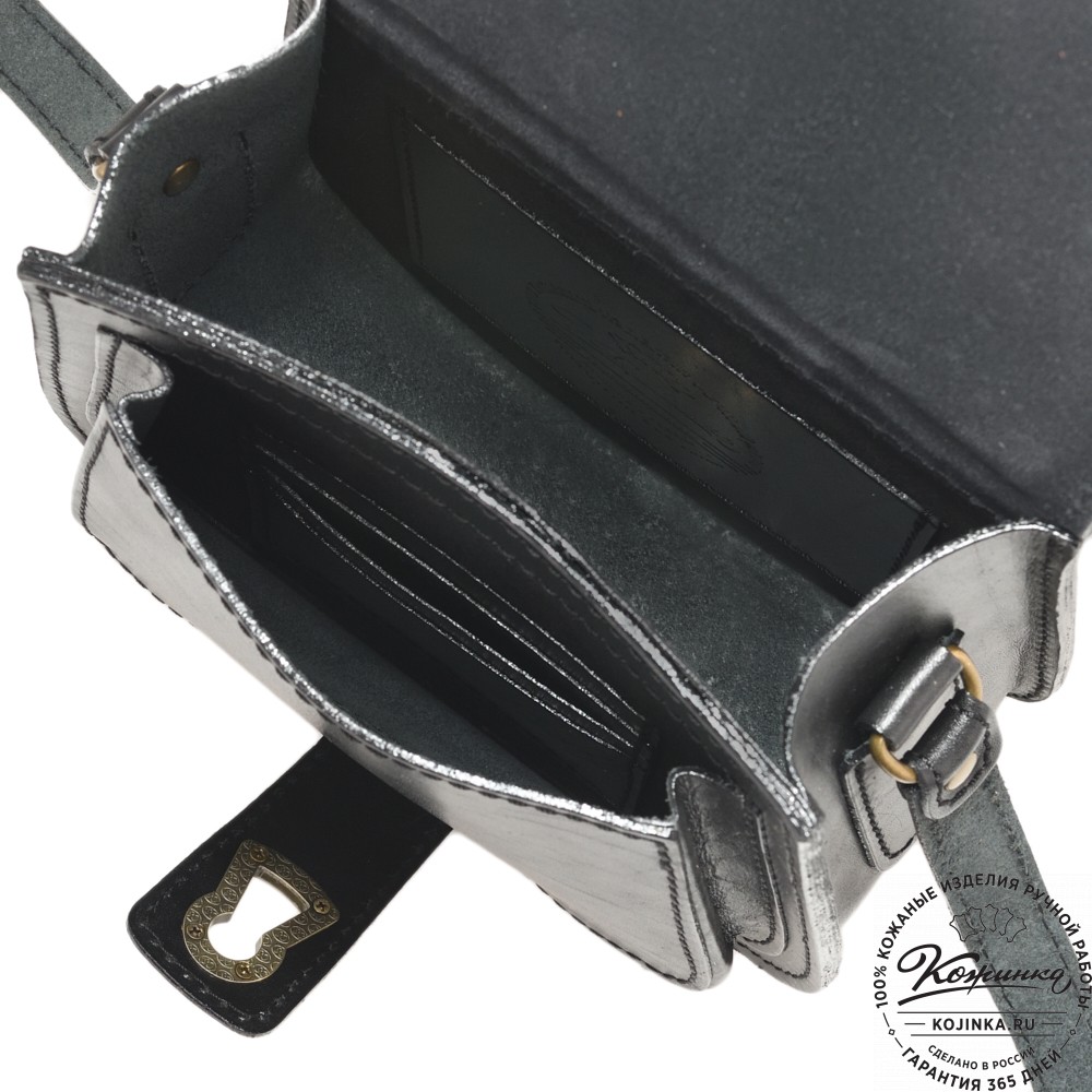 Кожаная сумка ручной работы "Джульетта-нью" "Змея"