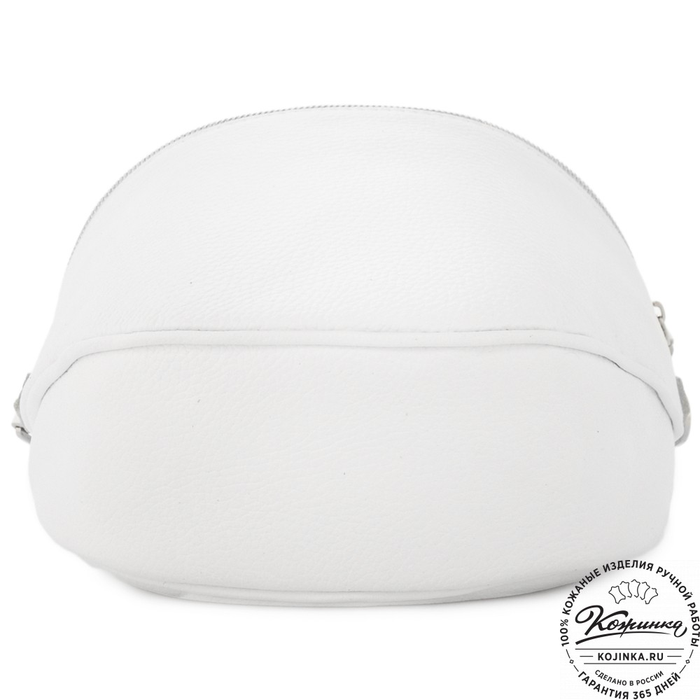 Женская кожаная сумка "Либерти" (белая)