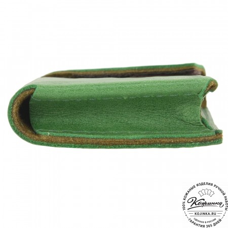 Кожаный футляр для очков "Марокко" (зеленый)