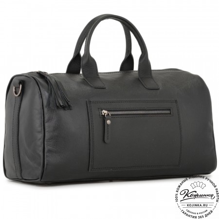 Женская кожаная сумка "Византия" (черная)