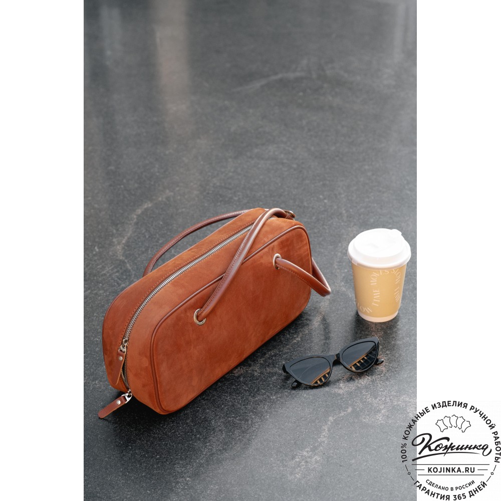 Женская кожаная сумка "Тамань" (черный)