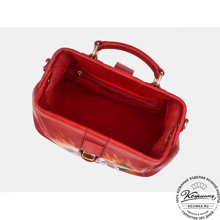 Сумка Фрейм Медиум "Унесенные ветром" (красная)