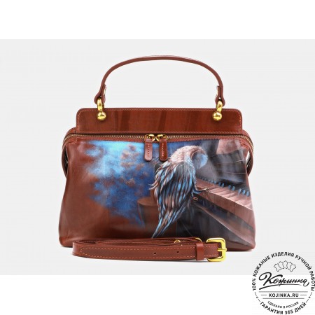 Женская кожаная сумка "Орнелла"  "Композитор" 