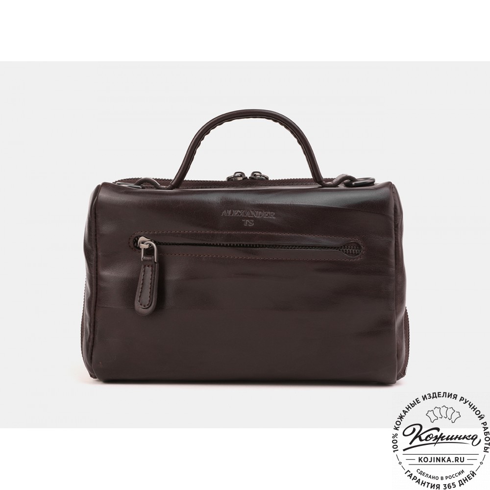 Женская кожаная сумка "Крис" "Знакомство"