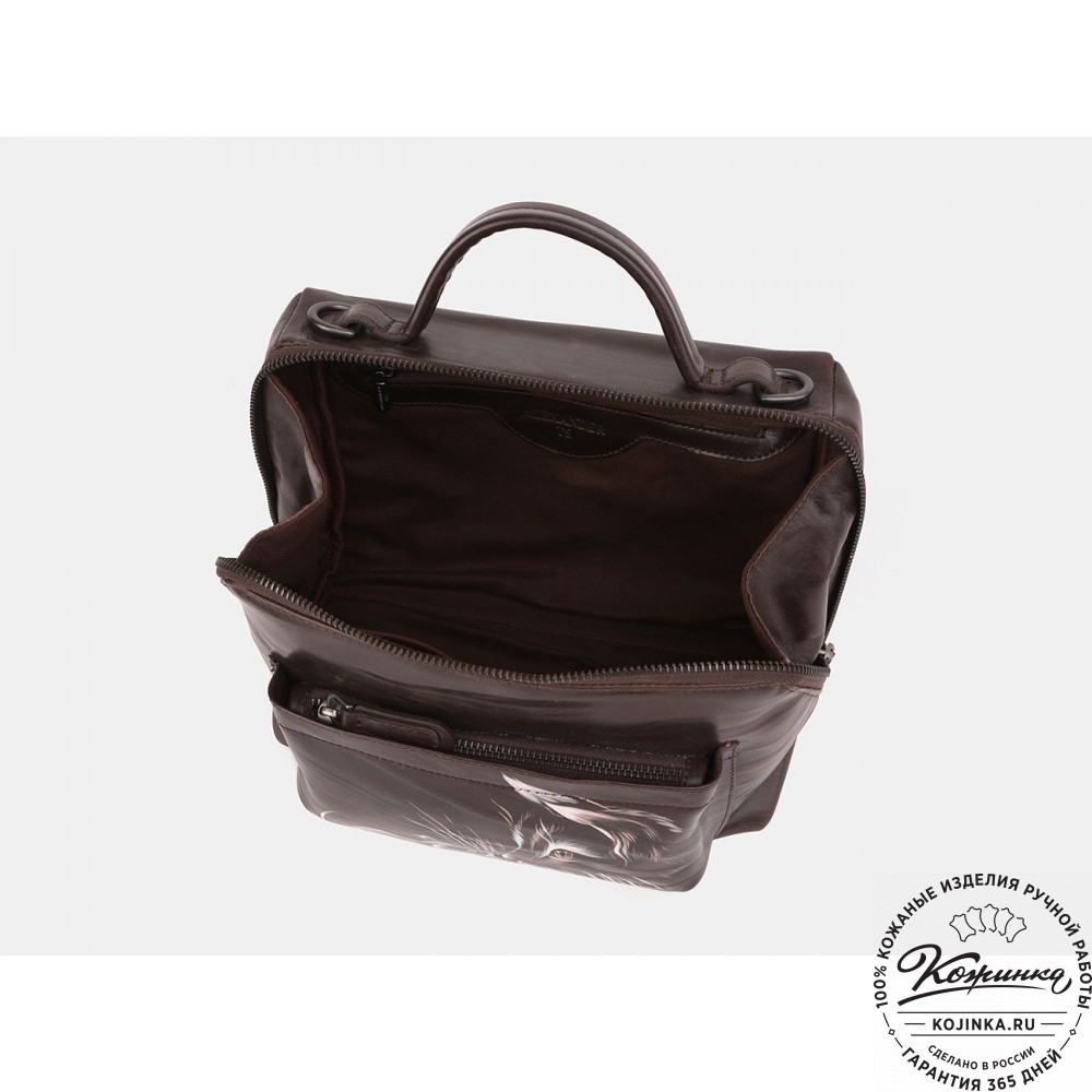 Женская кожаная сумка "Крис" "Знакомство"