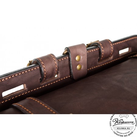 Мужской кожаный рюкзак "Легион" (коричневый)