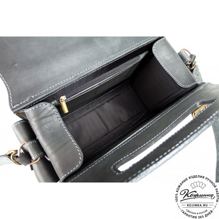 Кожаный портфель "Бойскаут" (чёрный)