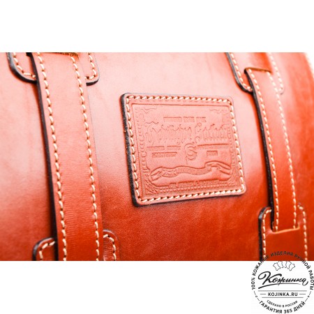 Кожаный рюкзак "Пехотинец" (Рыжий)