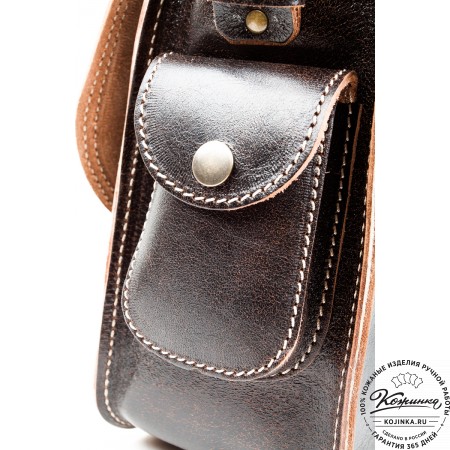 Кожаная  сумка "Виктория" (коричневый эксклюзив)